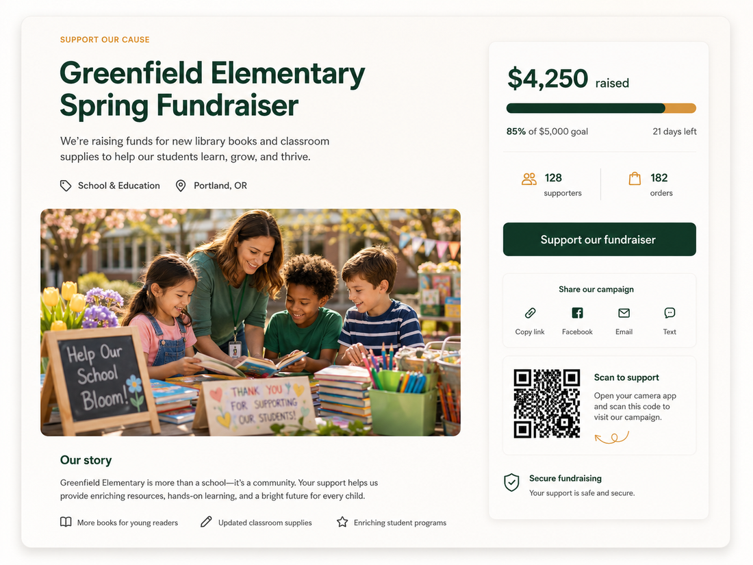 Start your fundraiser