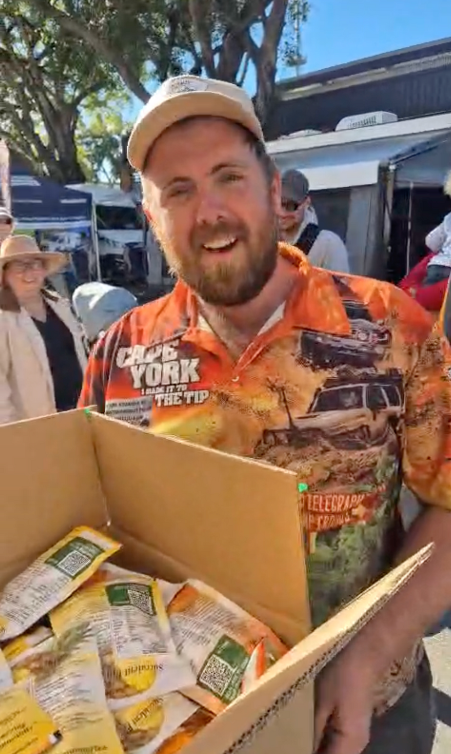 Customer buys a full box!